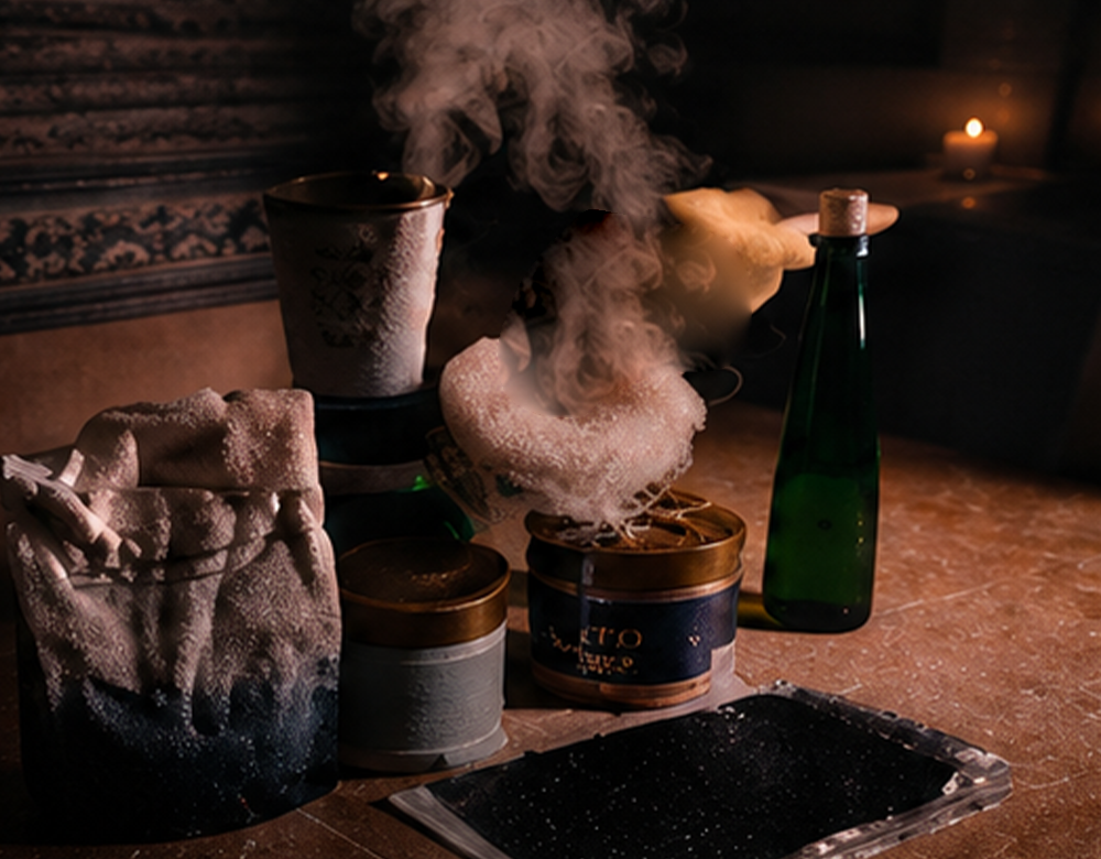 Moroccan Bath with Body Scrub Exfoliation 1