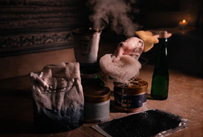Moroccan Bath with Body Scrub Exfoliation